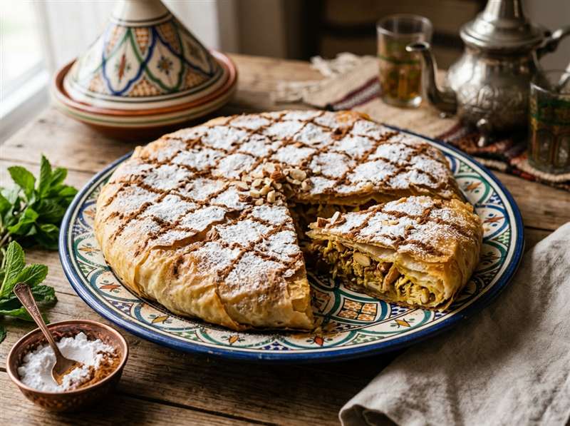 Pastilla de Poulet aux Amandes