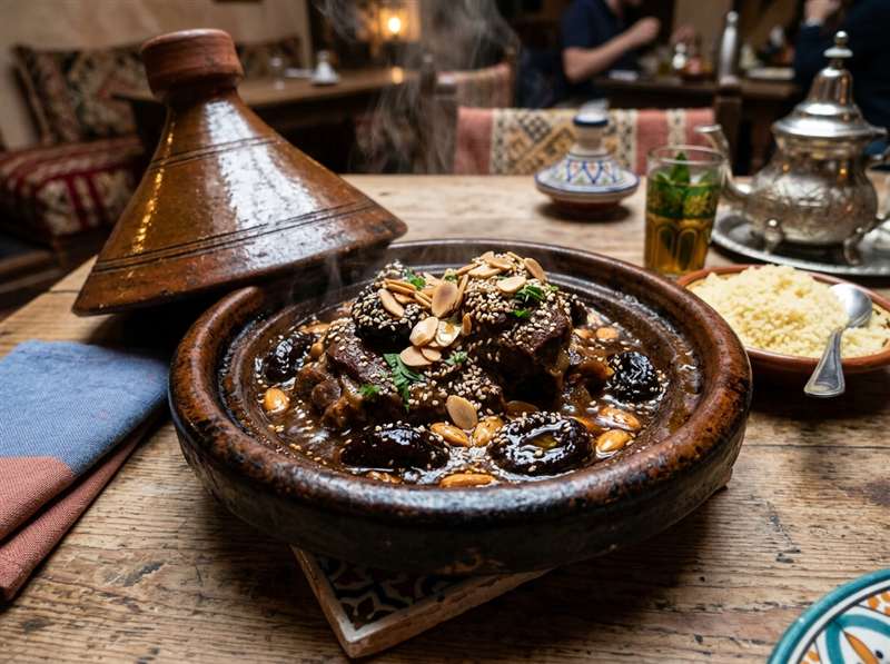 Tajine Agneau aux Pruneaux